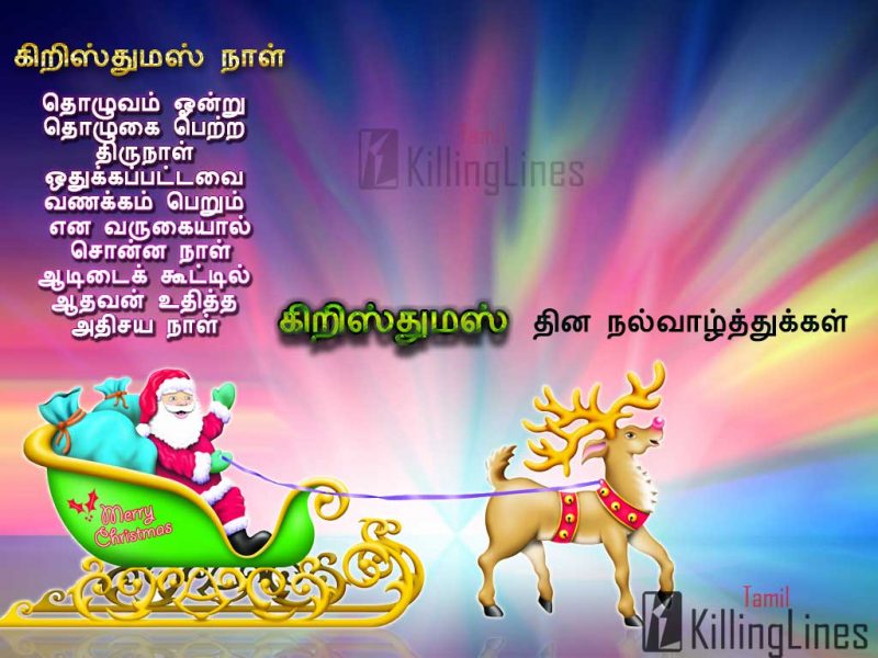 (538) Tamil New Christmas Kavithai And Wishes