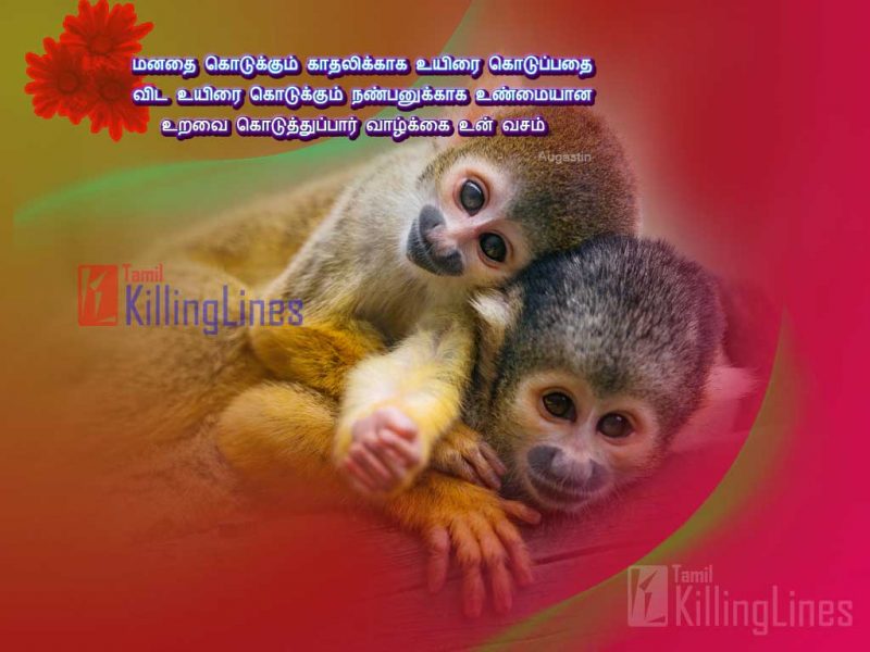 Best And True Friendship Poems Lines Sms Messages Natpu Kavithai Pictures For Whatsapp Sharing