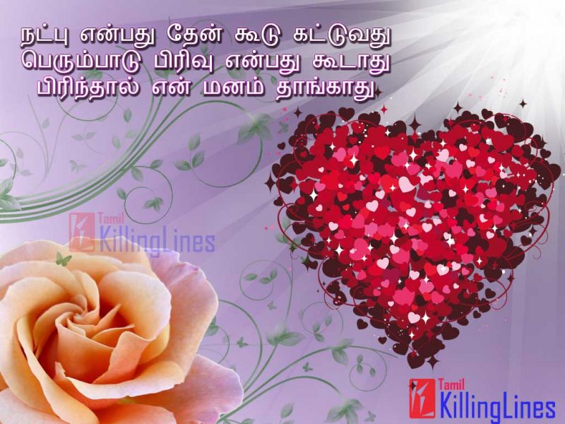 Natpu Kavithai Tamil Sms Messages With Hd Images For Friends Share In Whatsapp, Twitter, Tumblr