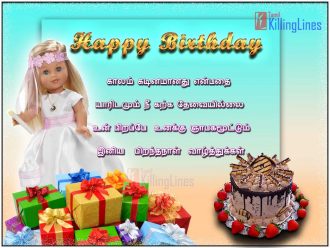 Birthday Wishes Images And Pirantha Nal Valthu Kavithai Messages To Friends